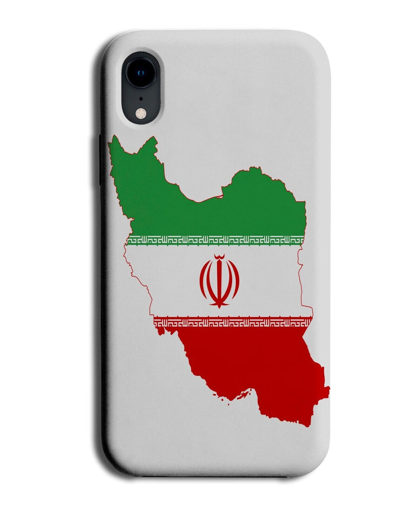 Iran National Flag Map Phone Case Cover Design Shape Iranian Country Atlas Q782