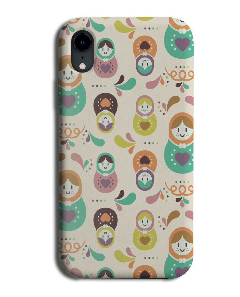 Russian Dolls Pattern Phone Case Cover Stacking Doll Russia Theme Style K240