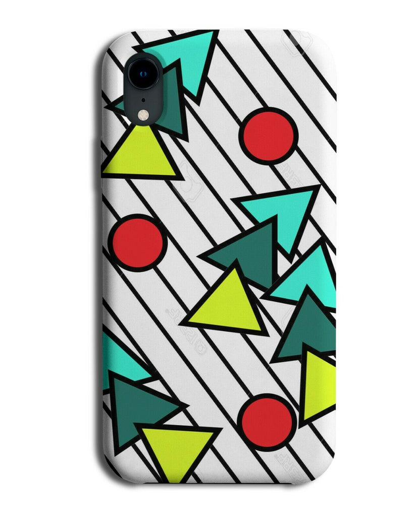 Retro 90s Pattern Phone Case Cover Nineties Colourful Shapes Throwback B583