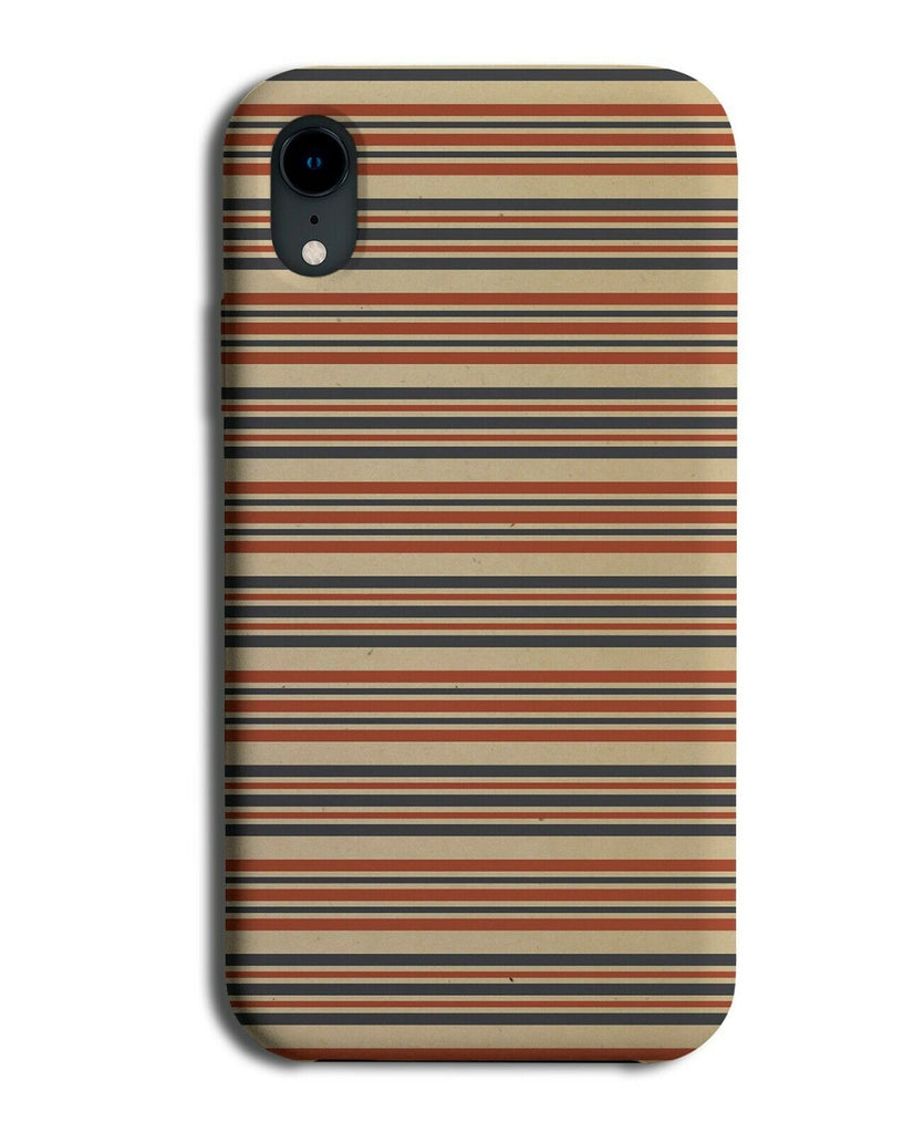 Vintage Coloured Design Phone Case Cover Pattern Stripes Lines American G559