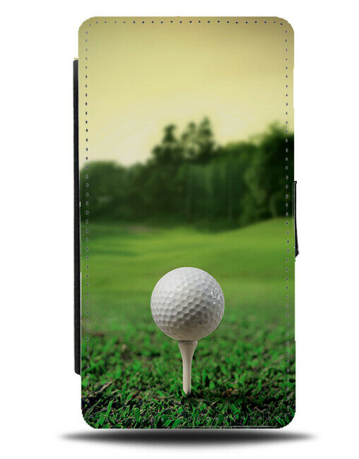 Golfing Tee Flip Wallet Phone Case Golf Golfer Ball Balls Picture Photo B871