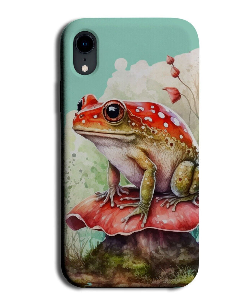 Frog On Mushroom Phone Case Cover Frogs Magic Storybook Red Toad Toads AN57