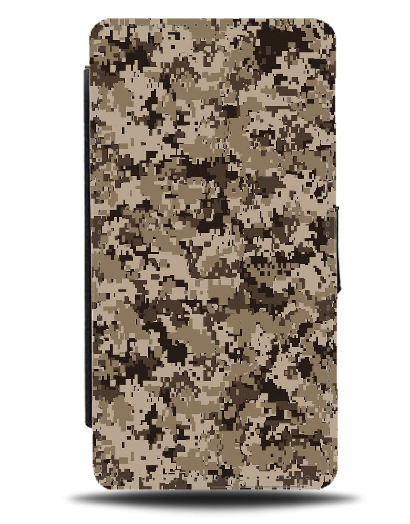 Mud Pixels Camo Print Flip Wallet Case Muddy Colours Camouflage Pixelated CT13