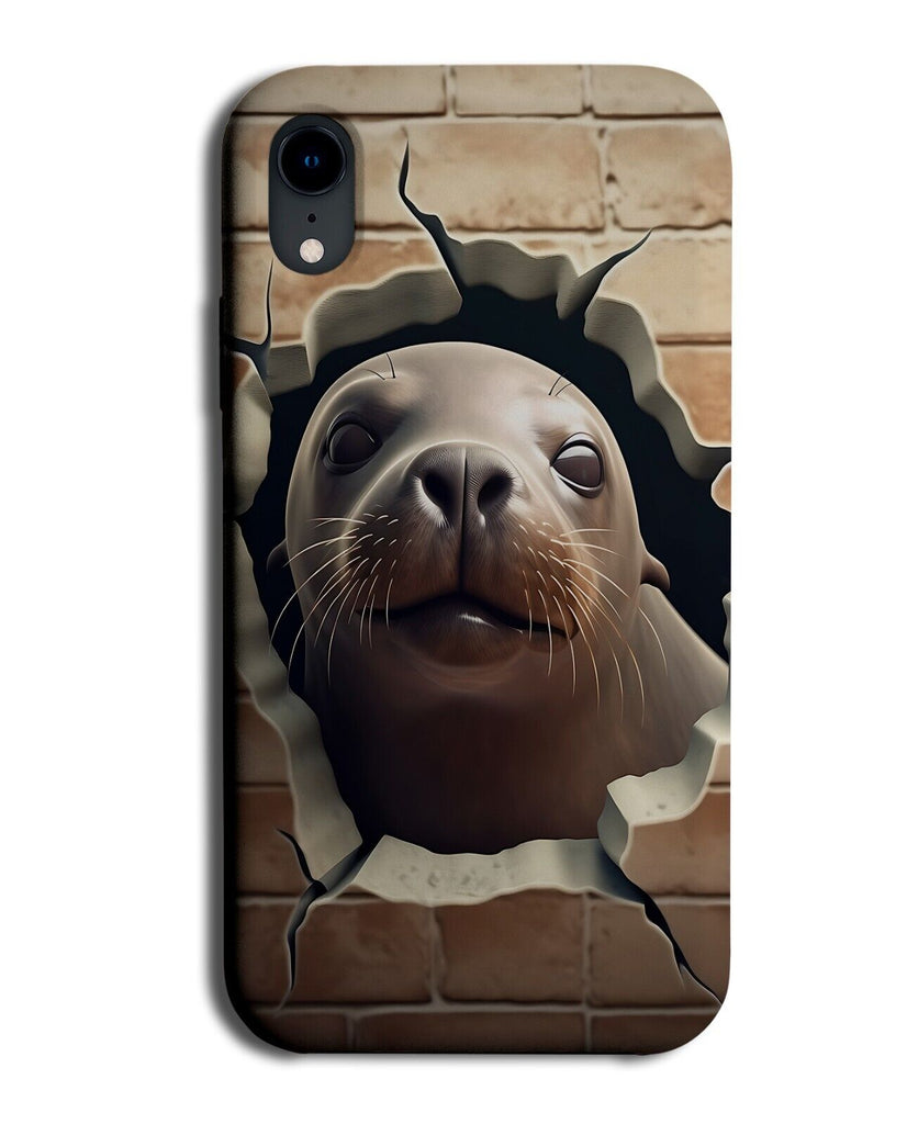 Funny Sea Lion Head Phone Case Cover Seal Seals Pup Novelty 3D Print Lions DF61