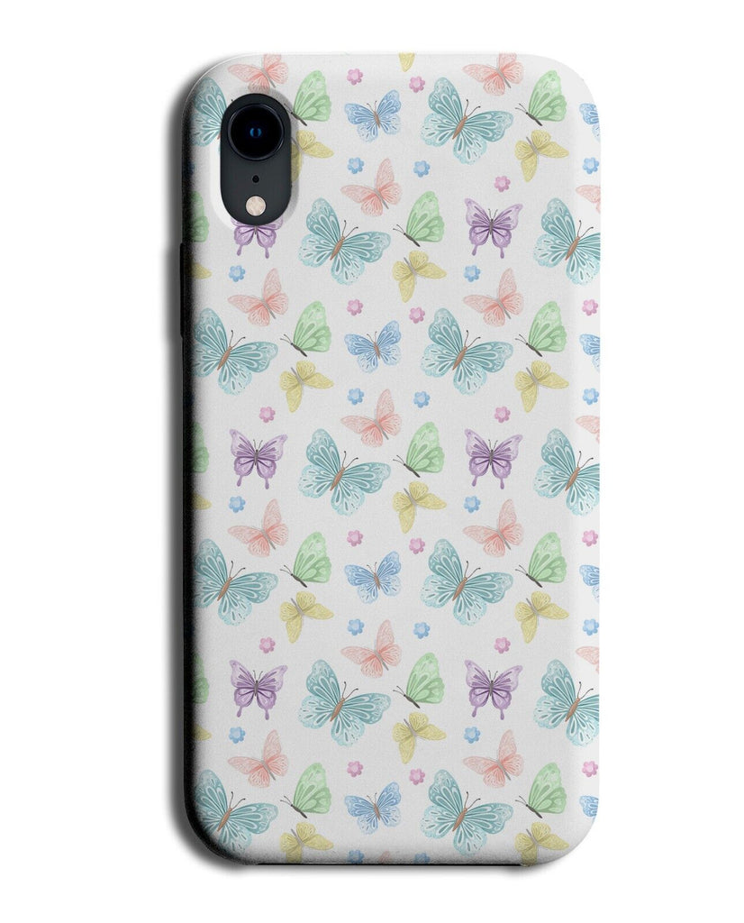 Pastel Coloured Butterflies Phone Case Cover Butter Fly Butterflys Rainbow AA98