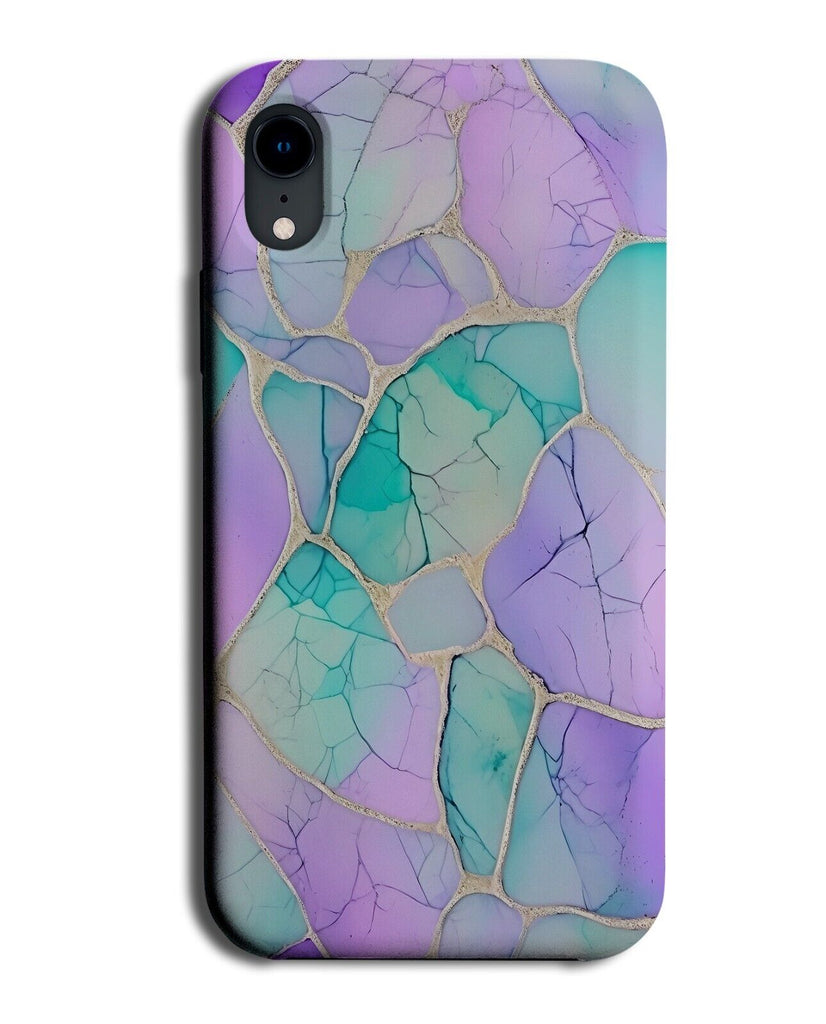 Purple Mermaid Marble Design Phone Case Cover Green Lilac Violet Coloured CY29