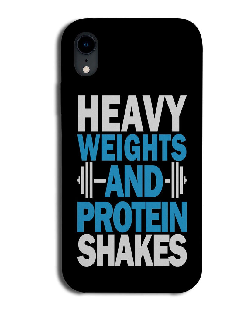 Funny Heavy Weights and Protein Shakes Phone Case Cover Gym Bulk Bulking BL16