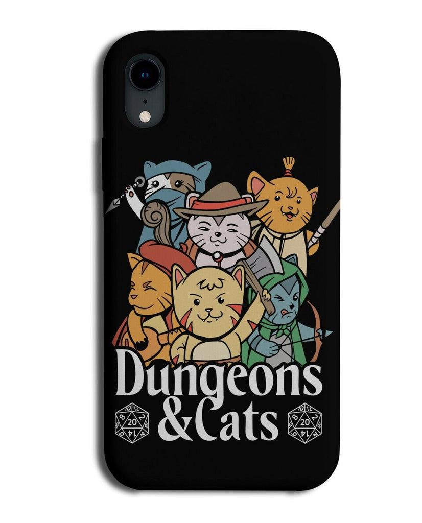 Dungeons and Cats Funny Board Game Phone Cover Case Gamer Boardgame Geek J108