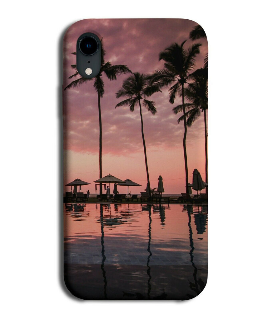Holiday Stunning Poolside Views Phone Case Cover Sunrise Sunset View Pool H254