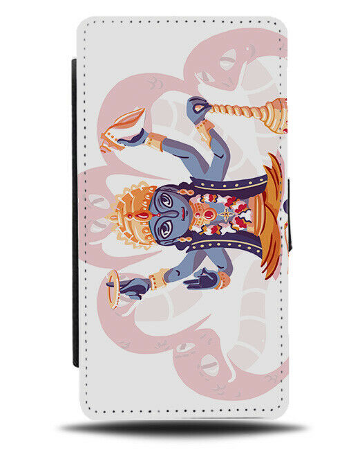 Cartoon Hindu God Flip Wallet Case Indian India Figure Picture Photo Sikh J575