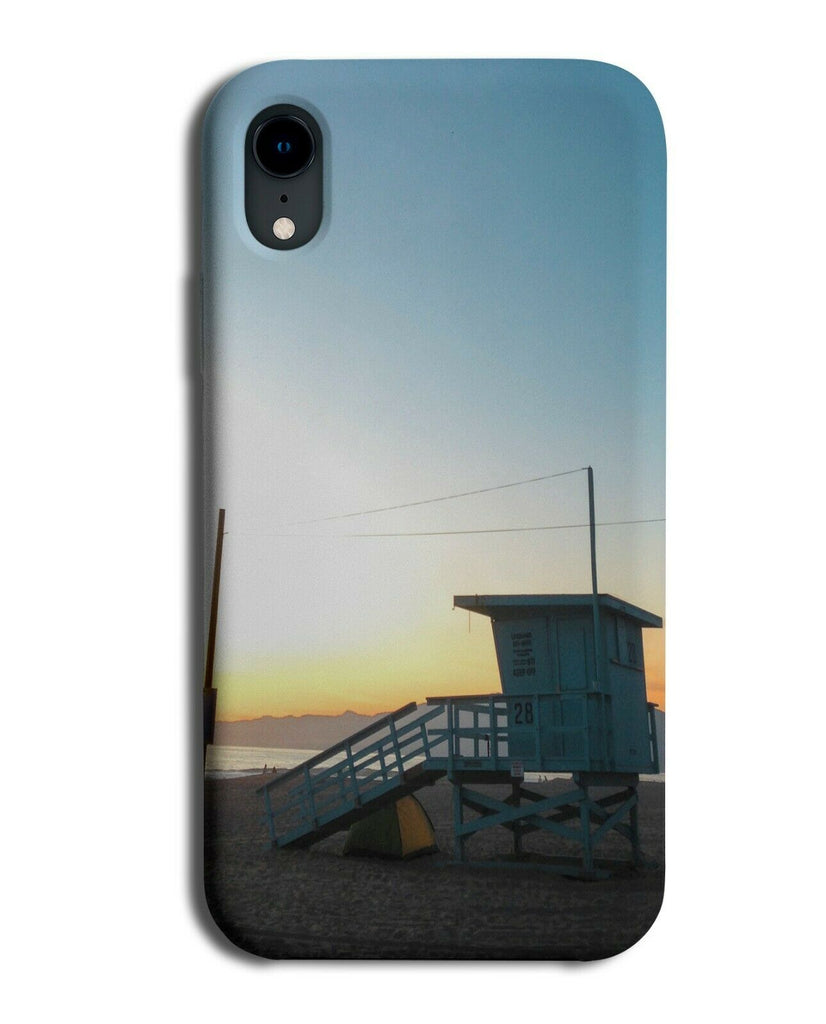 Beach Hut On Phone Case Cover Beaches Silhouette Lifeguard Lifeguards Sandy G921