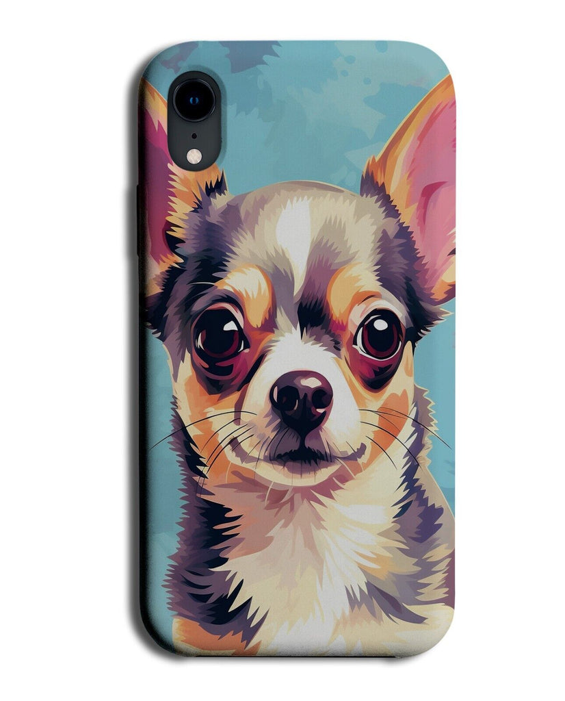 Chihuahua Phone Case Cover Dog Dogs Chihuahuas Oil Painting Art Black Brown CY53