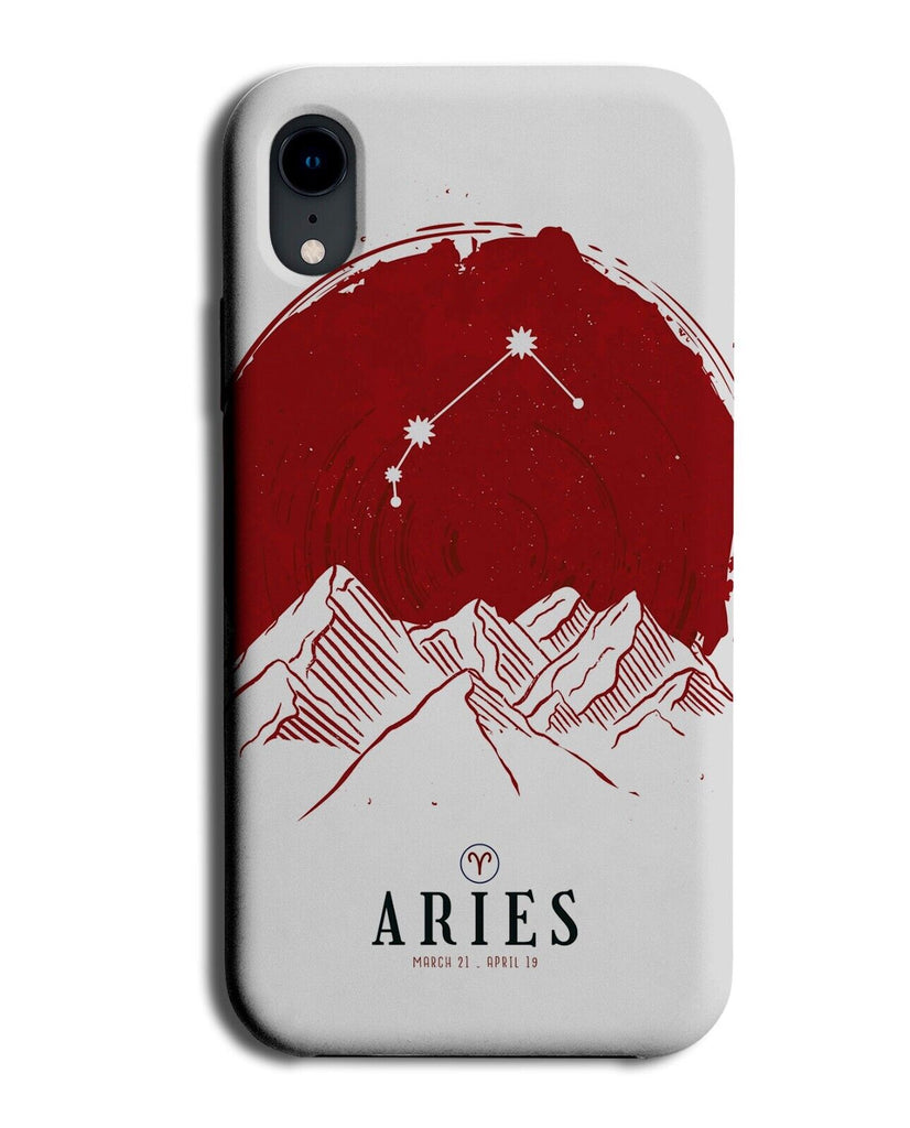 Aries Mountain Star Sign Phone Case Cover Starsign Zodiac Constellation P466