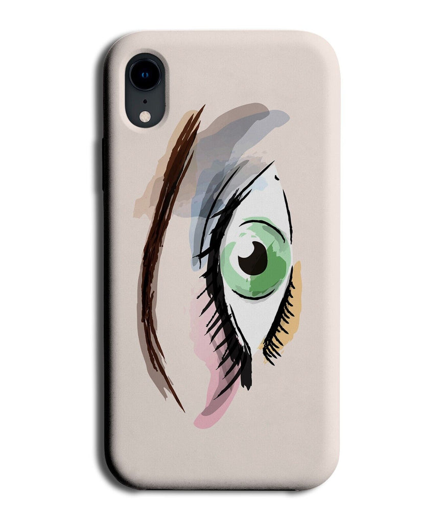 Eye Makeup Phone Case Cover Mascara Eyeball Eyes Ball Make Up Shadow Green P192