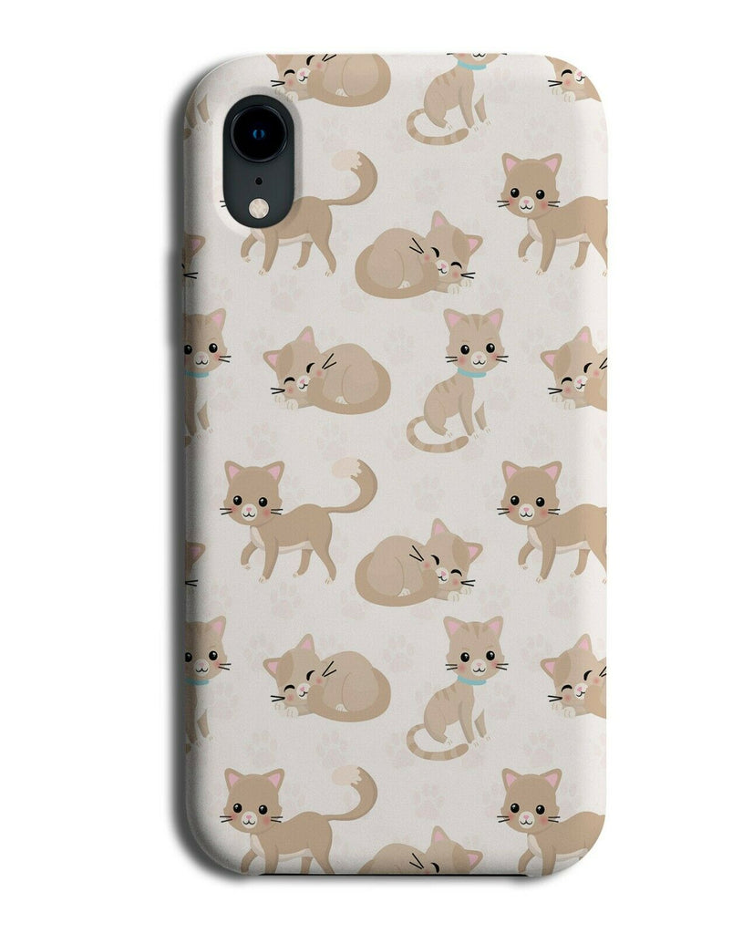 Cat Cartoon Pattern Phone Case Cover Picture Cats Funny LOL Kitten Kittens F005