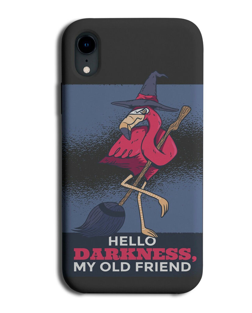 Funny Depressing Witch Flamingo Phone Case Cover Witches Broomstick Spooky J392