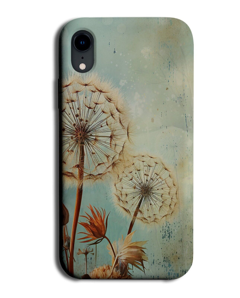Vintage Dandelion Plant Phone Case Cover Dandelions Oil Painting Meadows CZ95