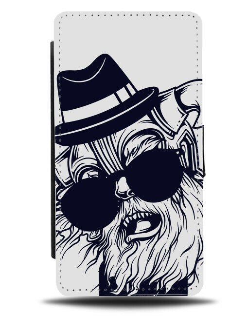 Funny Bearded Rocker Flip Wallet Phone Case Sunglasses Beard Beards Hipster E145