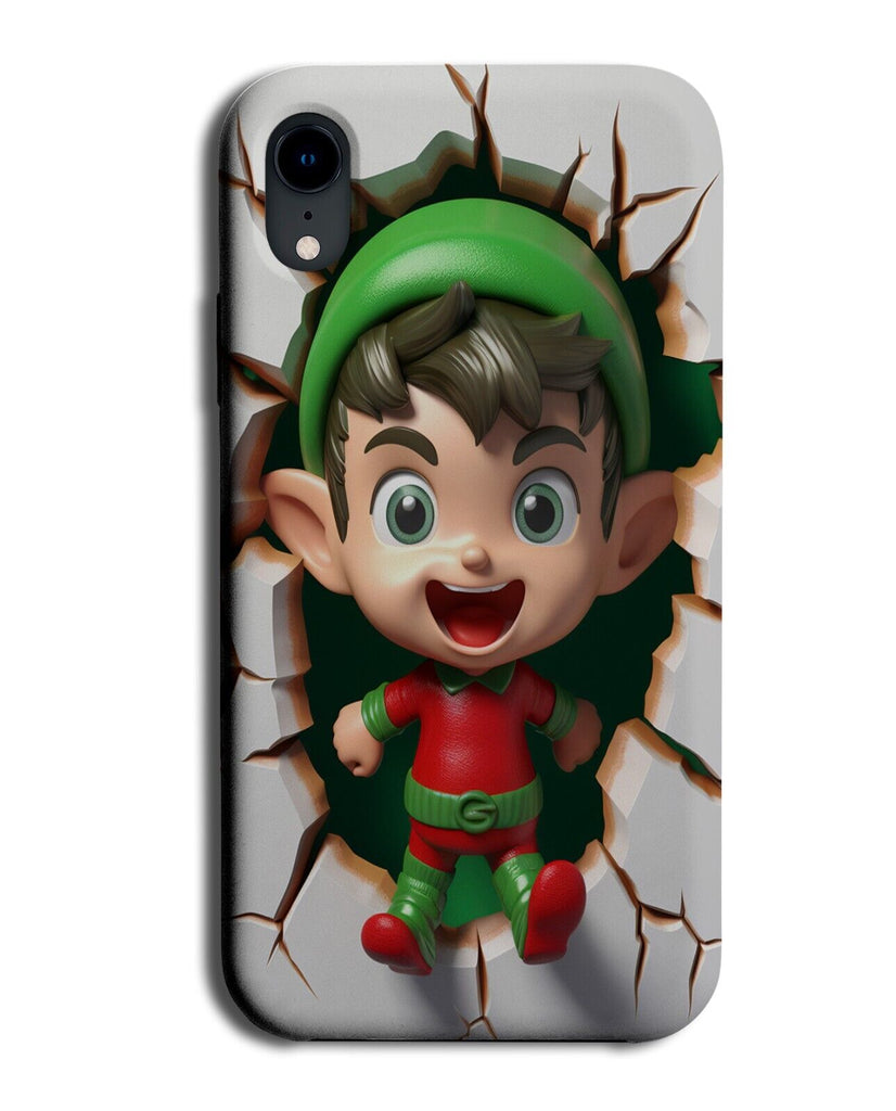 Naughty Elf Phone Case Cover Elfs Elves Kids Christmas Green Kids Childrens DE24