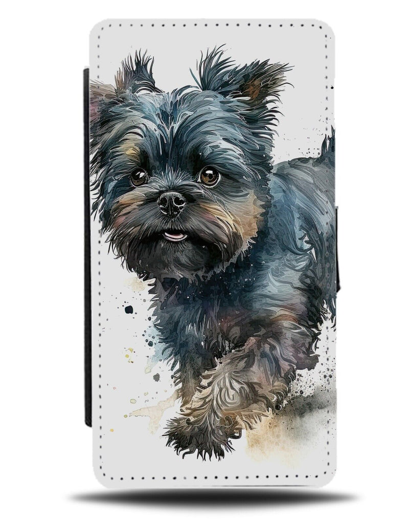 Affenpinscher Oil Painting Print Flip Wallet Case Dogs Gift Present Type CY65