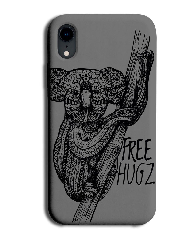 Free Hugs Koala Bear Tribal Style Pattern Phone Case Cover Mandala Bears P759