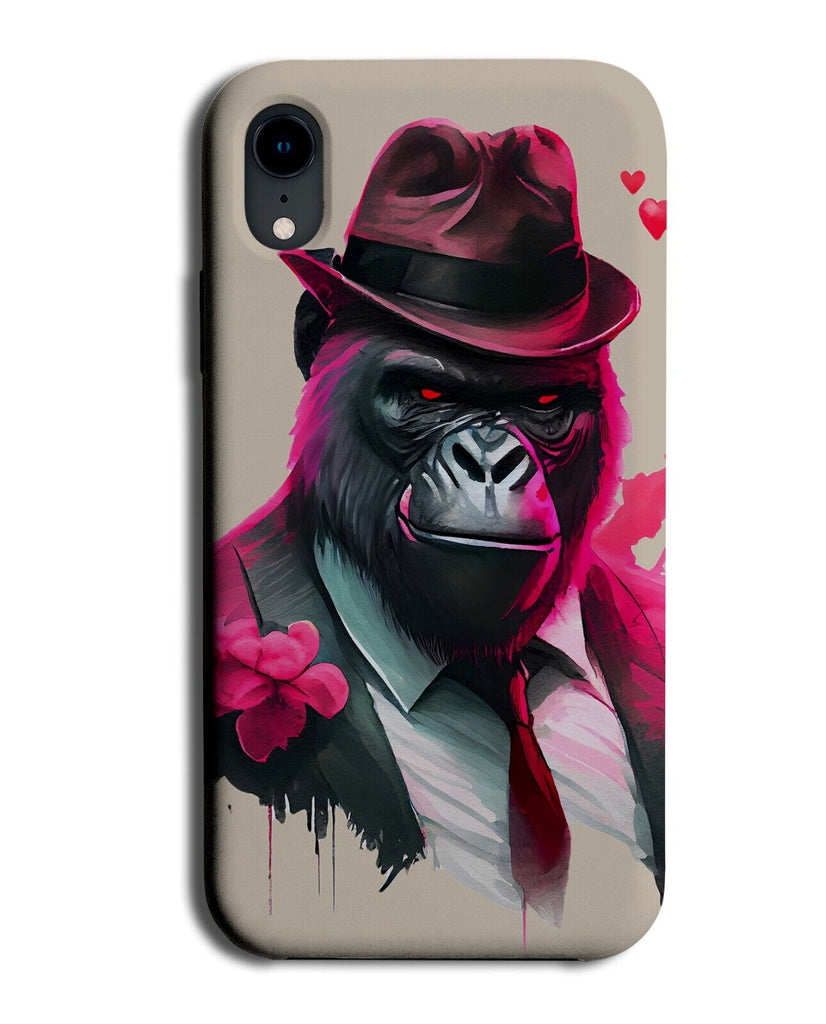 Dripping Gorilla Gangster Painting Phone Case Cover Gorillas Ape Artwork AB08