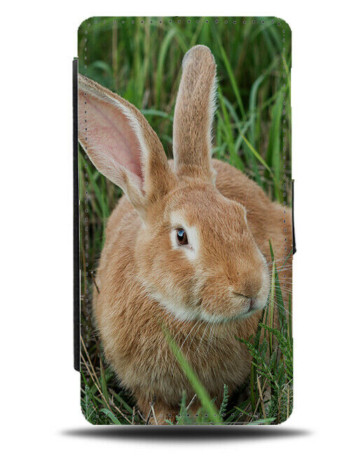 Cute Bunny Rabbit Flip Wallet Phone Case Rabbits Bunnies Picture Photograph B417