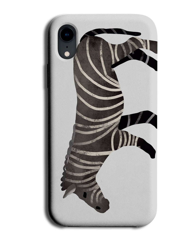 Watercolour Zebra Phone Case Cover Zebra's Black White Art Artwork Animal Q915F