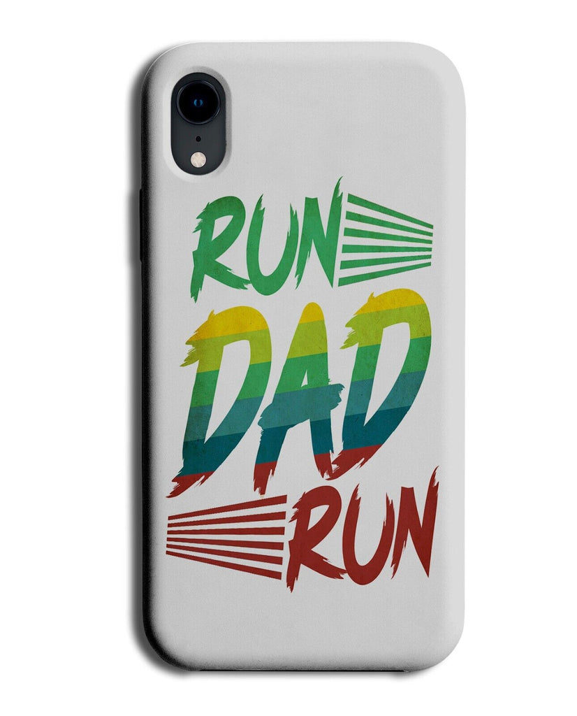 White Marathon For Dad Phone Case Cover Dads Fathers Mens Runner Running BH77