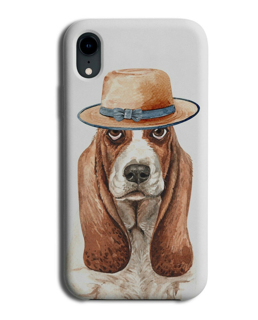Basset Hound Phone Case Cover Dog Dogs Western Hat Stylish Fashion Style K493
