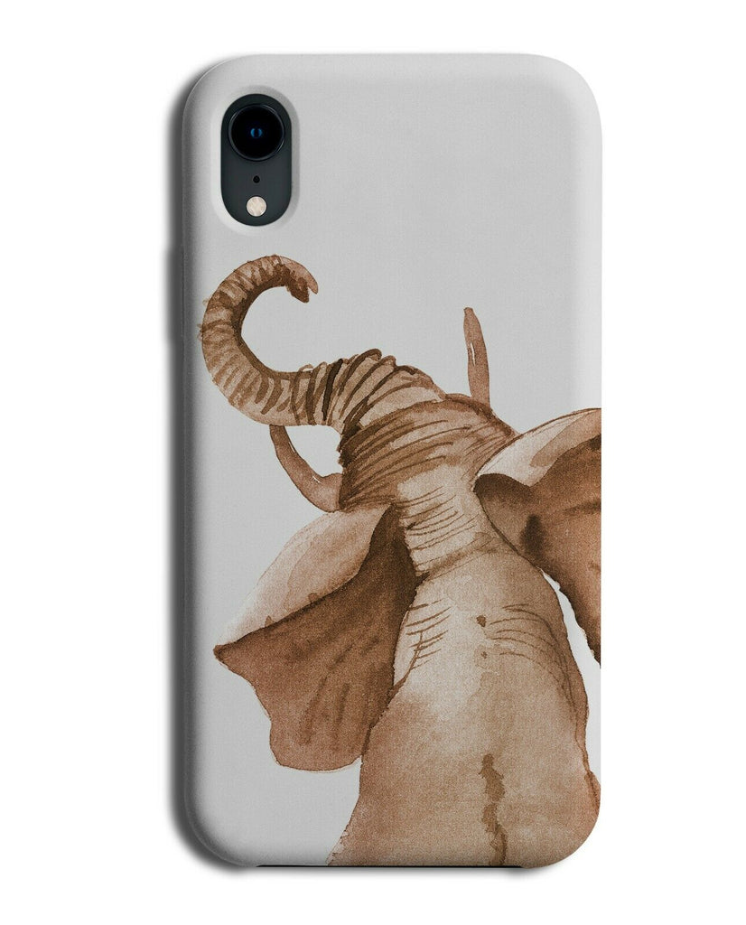 Funny Elephant Trunk Picture Phone Case Cover Elephants Kids Drawing H265