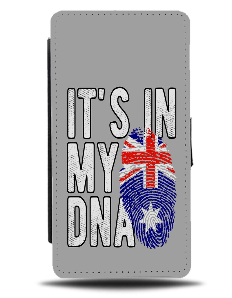 Its In My DNA Australian Flag Design Flip Wallet Case Oz Australia Novelty DC94