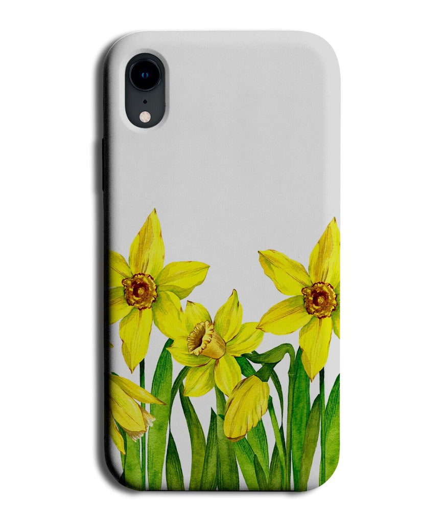 Narcissus Daffodil Phone Case Cover Daffodils Yellow Petals Flower Flowers BQ83