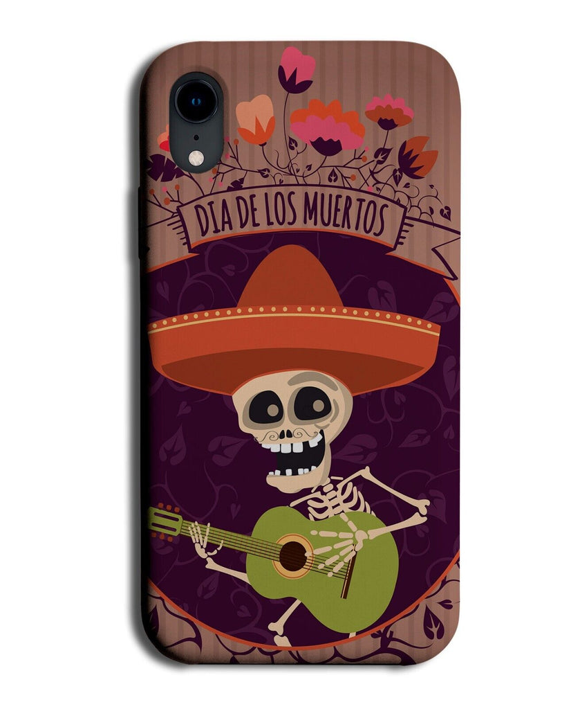 Day Of The Dead Cartoon Mexican Mariachi Band Phone Case Cover Man Boy Mexi P666