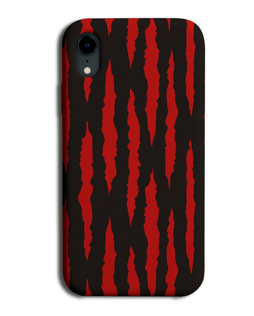 Red and Black Bloodied Pattern Phone Case Cover Blood Halloween Gothic H763