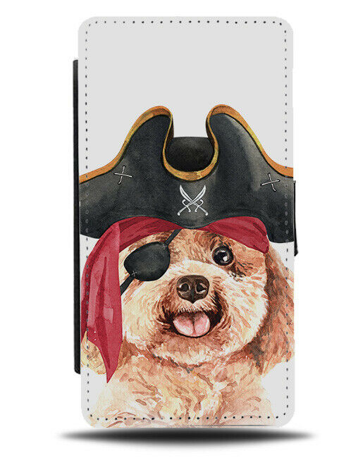 Pirate Poodle Flip Wallet Case Pirates Fancy Dress Costume Poodles K731