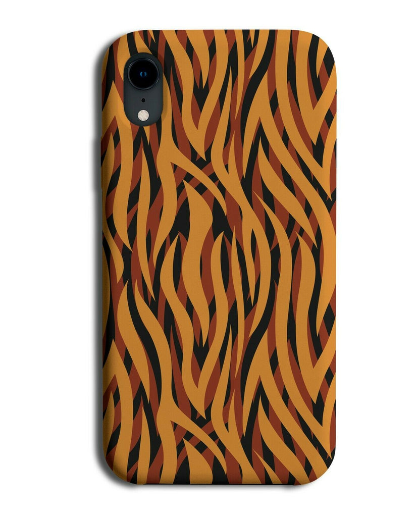 Tiger Stripes Phone Case Cover Markings Shapes Present Pattern Print Skin H331