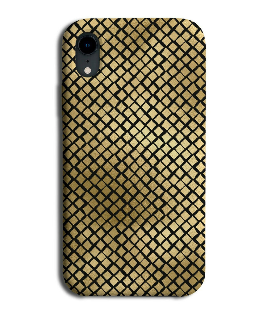 Black and Gold Design Pattern Print Phone Case Cover Golden Safari F643