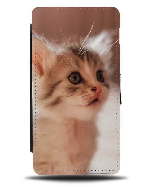 Funny Kitten Face Pictured Flip Wallet Case Picture Photo Nose Face Photo G707