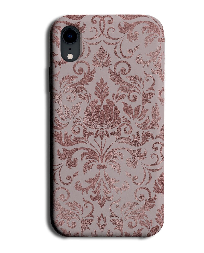 Vintage Rose Gold Curtain Pattern Phone Case Cover Patterns Curtains Design AZ83