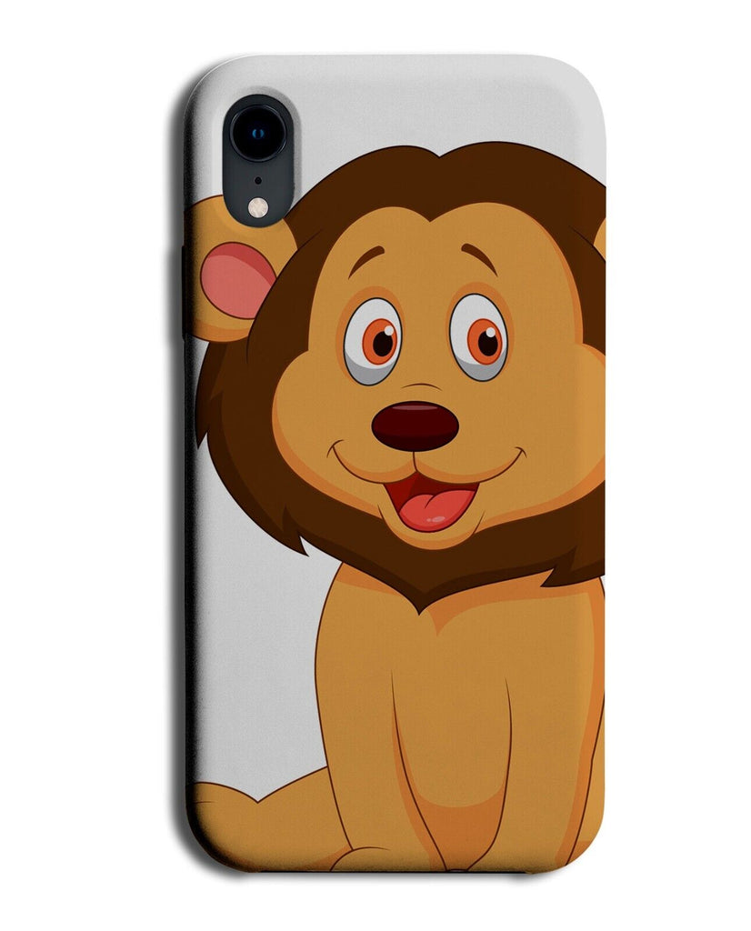 Children's Style Lion Phone Case Cover Lions Mens Face Cartoonish For Kids BI57