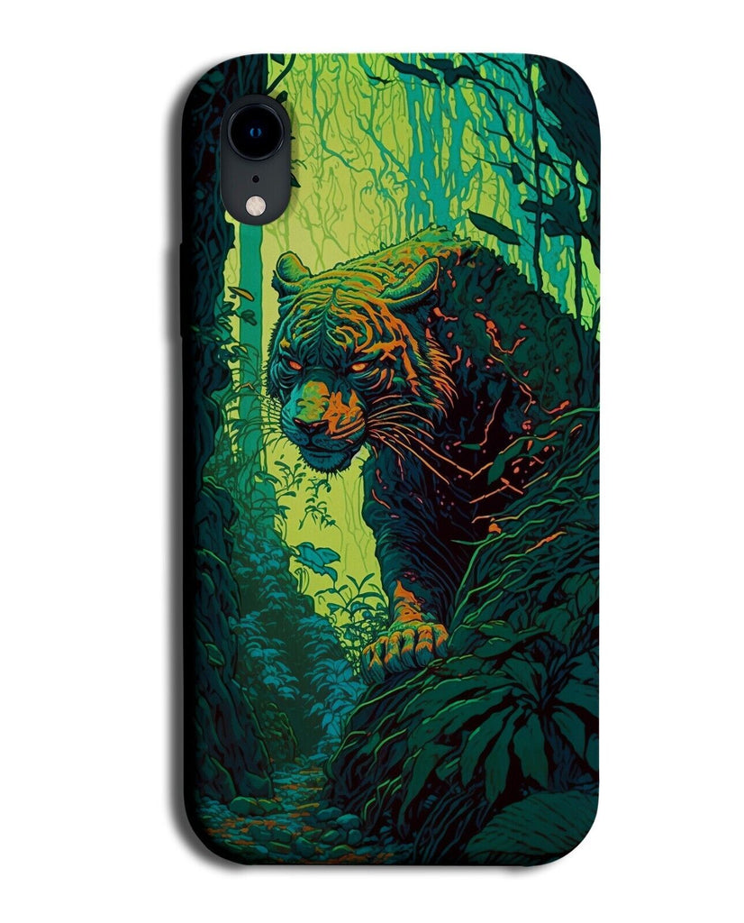 Stalking Tiger Phone Case Cover Hunter Tiger Tigers Animal Cartoon Jungle CS04