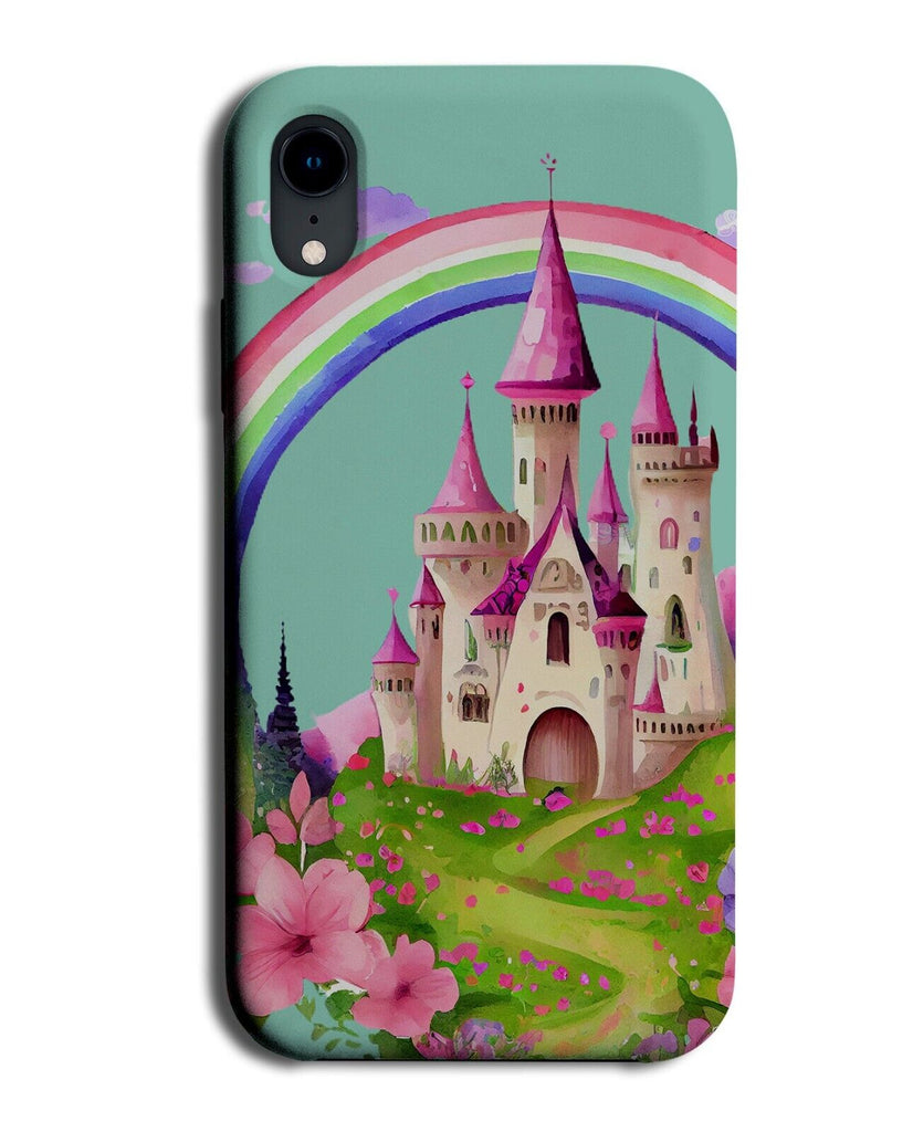 Little Girls Fairytale Castle Phone Case Cover Fairy Tale Fantasy Pink Girl BK59
