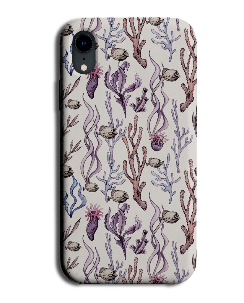 Fish In The Corals Phone Case Cover Painting Marine Life Creatures Ocean BX20