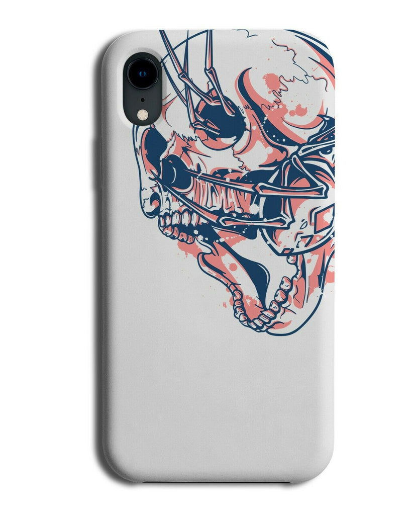 Scary Skull Phone Case Cover Hooks Horns Gruesome Horror Halloween E319