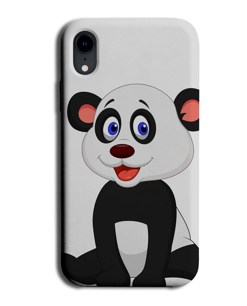 Children's Style Panda Phone Case Cover Pandas Face Cartoonish For Kids BI57