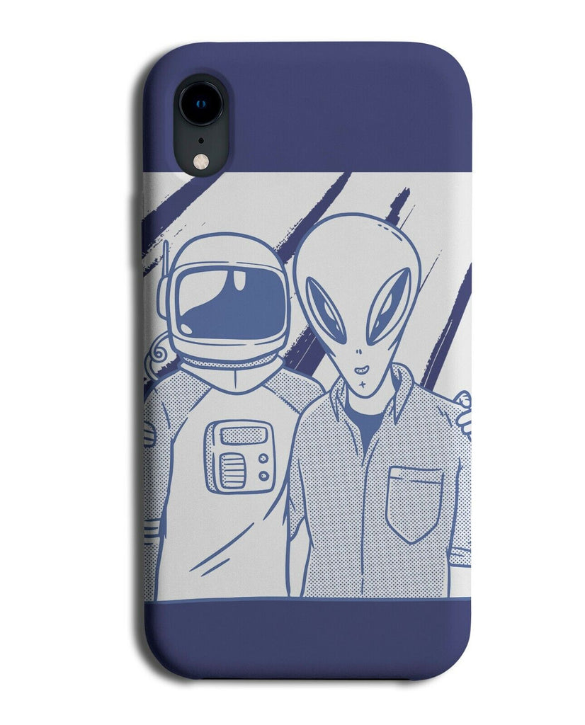Alien and Astronaught Portrait Picture Phone Case Cover Posing Poser Photo i948