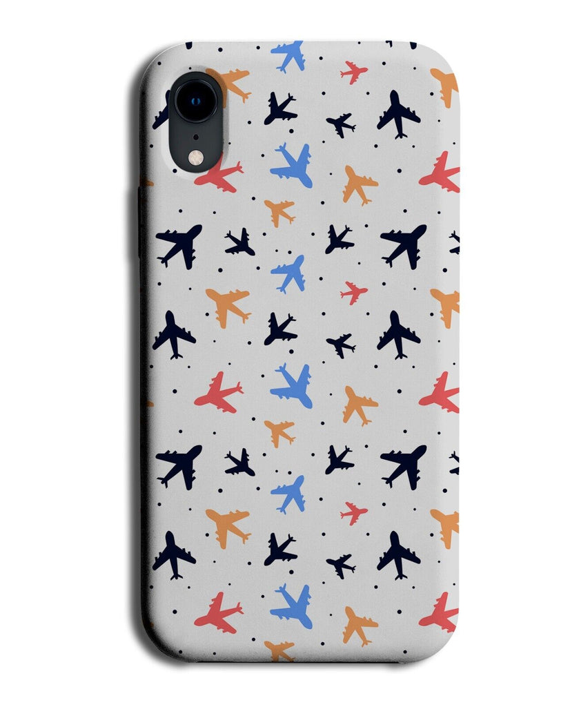 Flying Planes Silhouette Pattern Phone Case Cover Silhouette Shape Shapes CP06