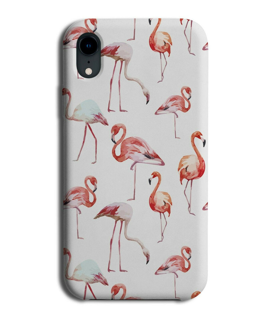 Flamingos Background Patterned Phone Case Cover Bodies Necks Flamingo G972