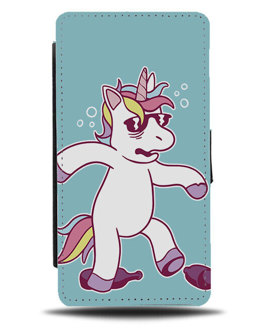 Hungover Unicorn Flip Wallet Case Funny Drunk Morning Hangover Girls K335